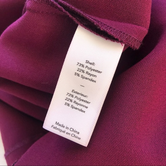 Likely Driggs Strapless Flounce Top Dress in Plum - Picture 6 of 6